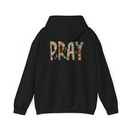 Pray Flowers Boho Hoodie - Hoodie - Nazareth Treasures