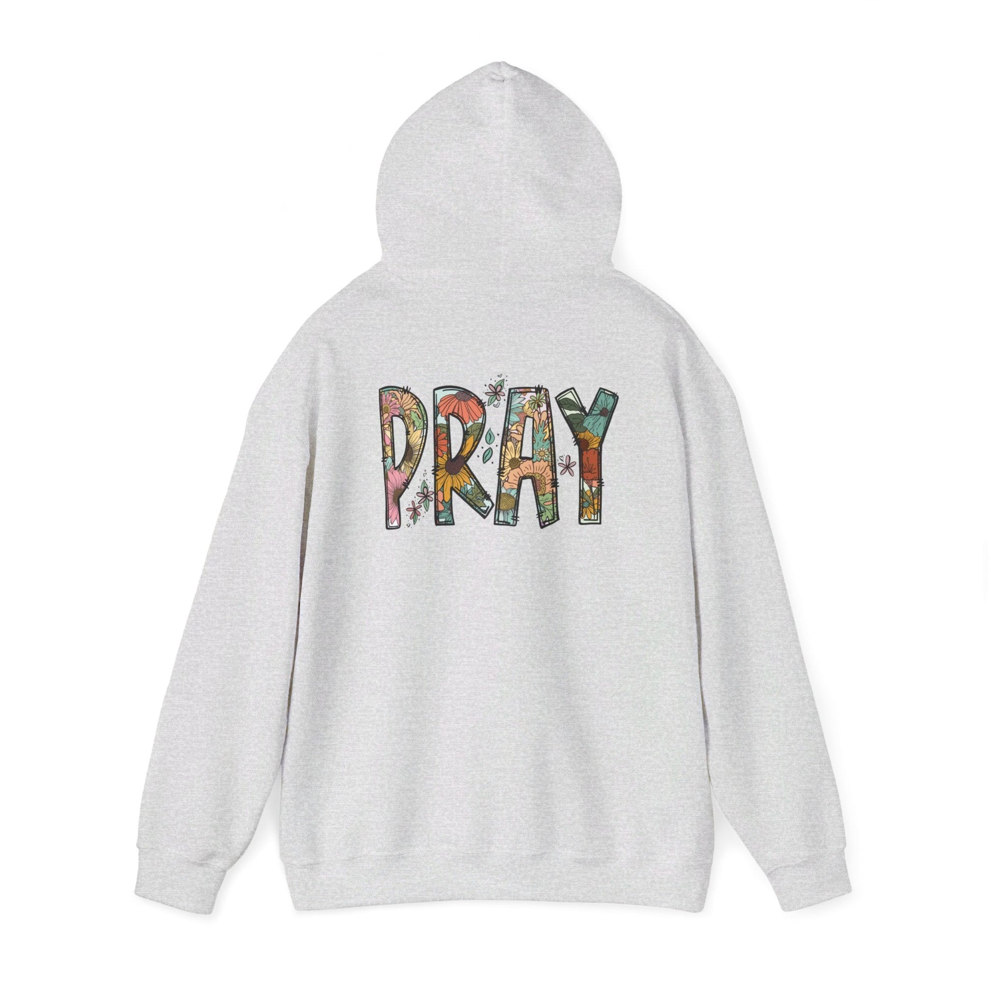 Pray Flowers Boho Hoodie - Hoodie - Nazareth Treasures