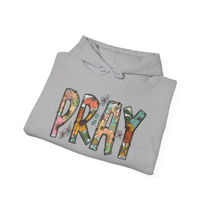 Pray Flowers Boho Hoodie - Hoodie - Nazareth Treasures