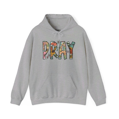 Pray Flowers Boho Hoodie - Hoodie - Nazareth Treasures