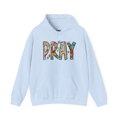 Pray Flowers Boho Hoodie - Hoodie - Nazareth Treasures