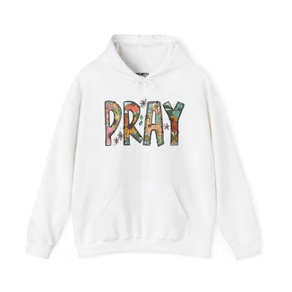 Pray Flowers Boho Hoodie - Hoodie - Nazareth Treasures