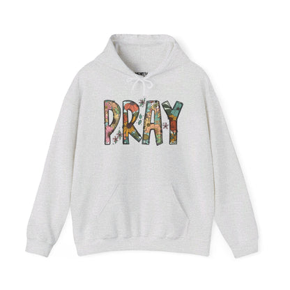 Pray Flowers Boho Hoodie - Hoodie - Nazareth Treasures