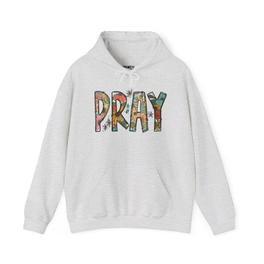 Pray Flowers Boho Hoodie - Hoodie - Nazareth Treasures
