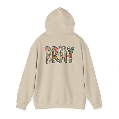 Pray Flowers Boho Hoodie - Hoodie - Nazareth Treasures