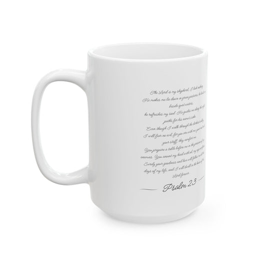 Psalm 23 - Ceramic Mug - Mug - Nazareth Treasures