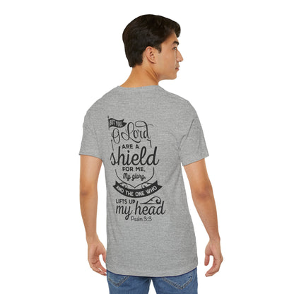 Psalm 3:3 But You, O LORD, are a shield - Unisex T-Shirt - T-Shirt - Nazareth Treasures