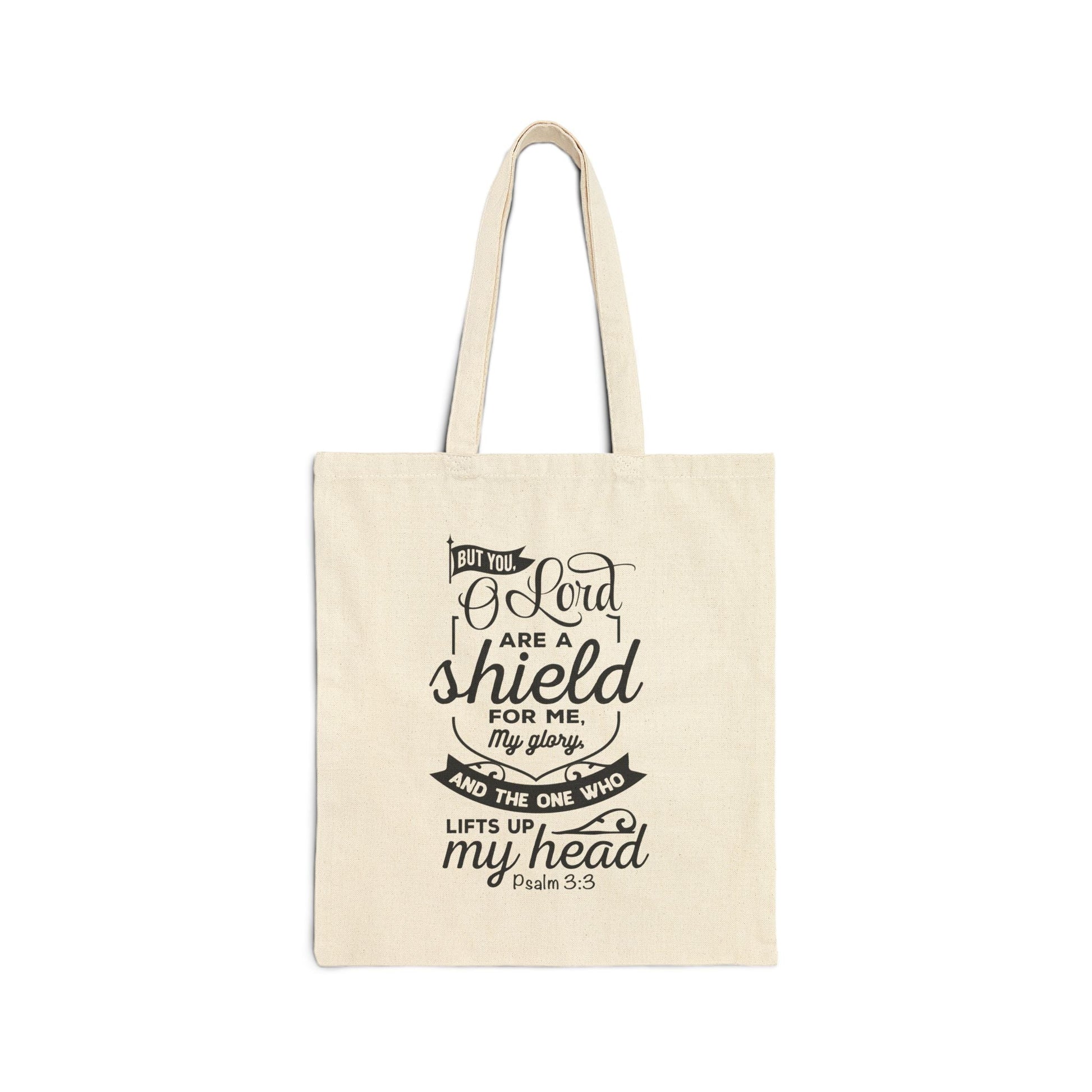 Psalm 3:3 - Cotton Tote Bag - Bags - Nazareth Treasures