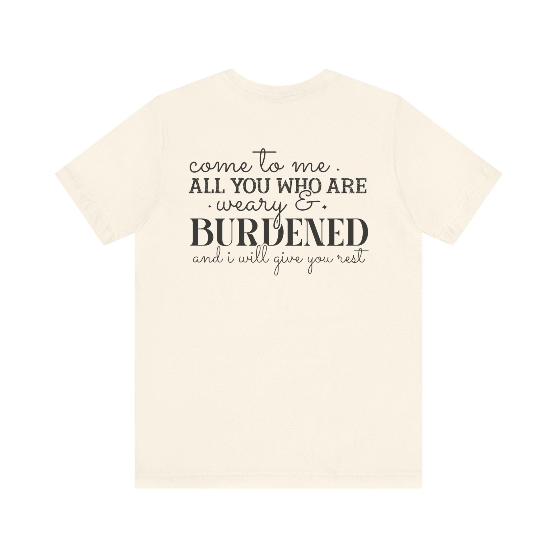 Sustained by Divine Joy - Nehemiah 8:10 - Unisex T-Shirt - T-Shirt - Nazareth Treasures