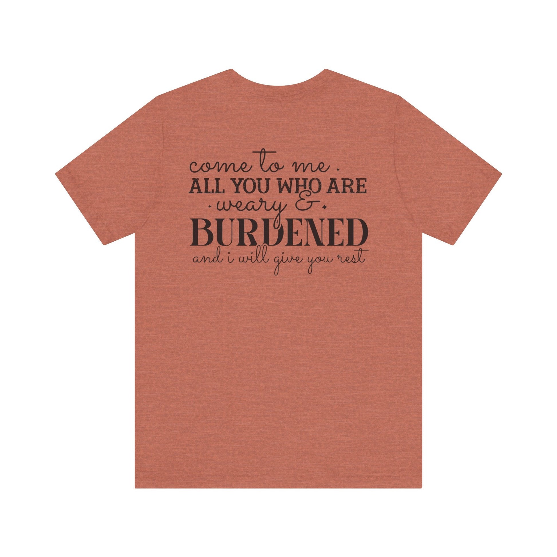 Sustained by Divine Joy - Nehemiah 8:10 - Unisex T-Shirt - T-Shirt - Nazareth Treasures