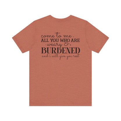 Sustained by Divine Joy - Nehemiah 8:10 - Unisex T-Shirt - T-Shirt - Nazareth Treasures