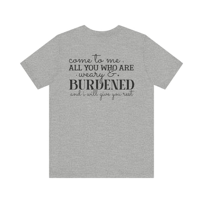 Sustained by Divine Joy - Nehemiah 8:10 - Unisex T-Shirt - T-Shirt - Nazareth Treasures