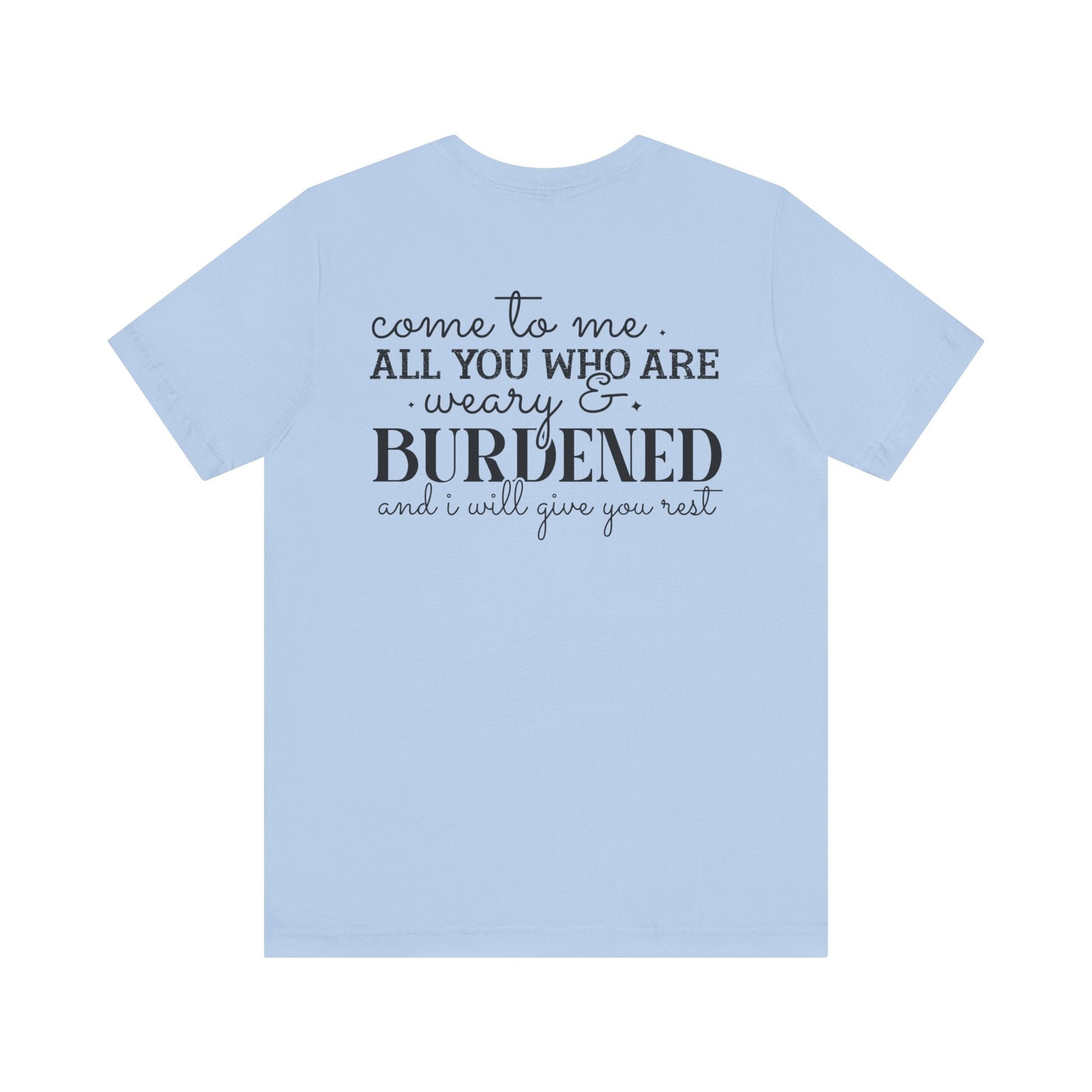 Sustained by Divine Joy - Nehemiah 8:10 - Unisex T-Shirt - T-Shirt - Nazareth Treasures