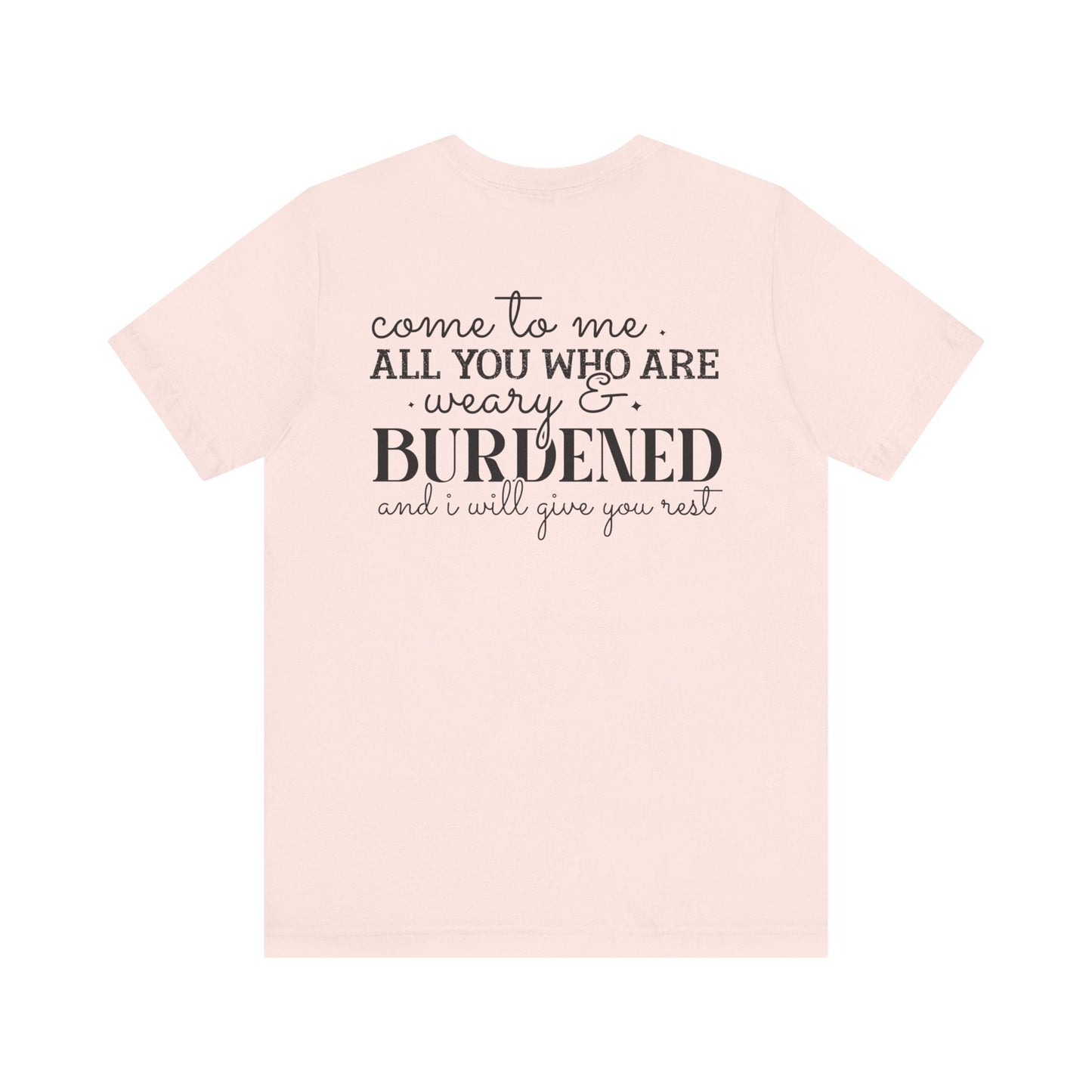 Sustained by Divine Joy - Nehemiah 8:10 - Unisex T-Shirt - T-Shirt - Nazareth Treasures