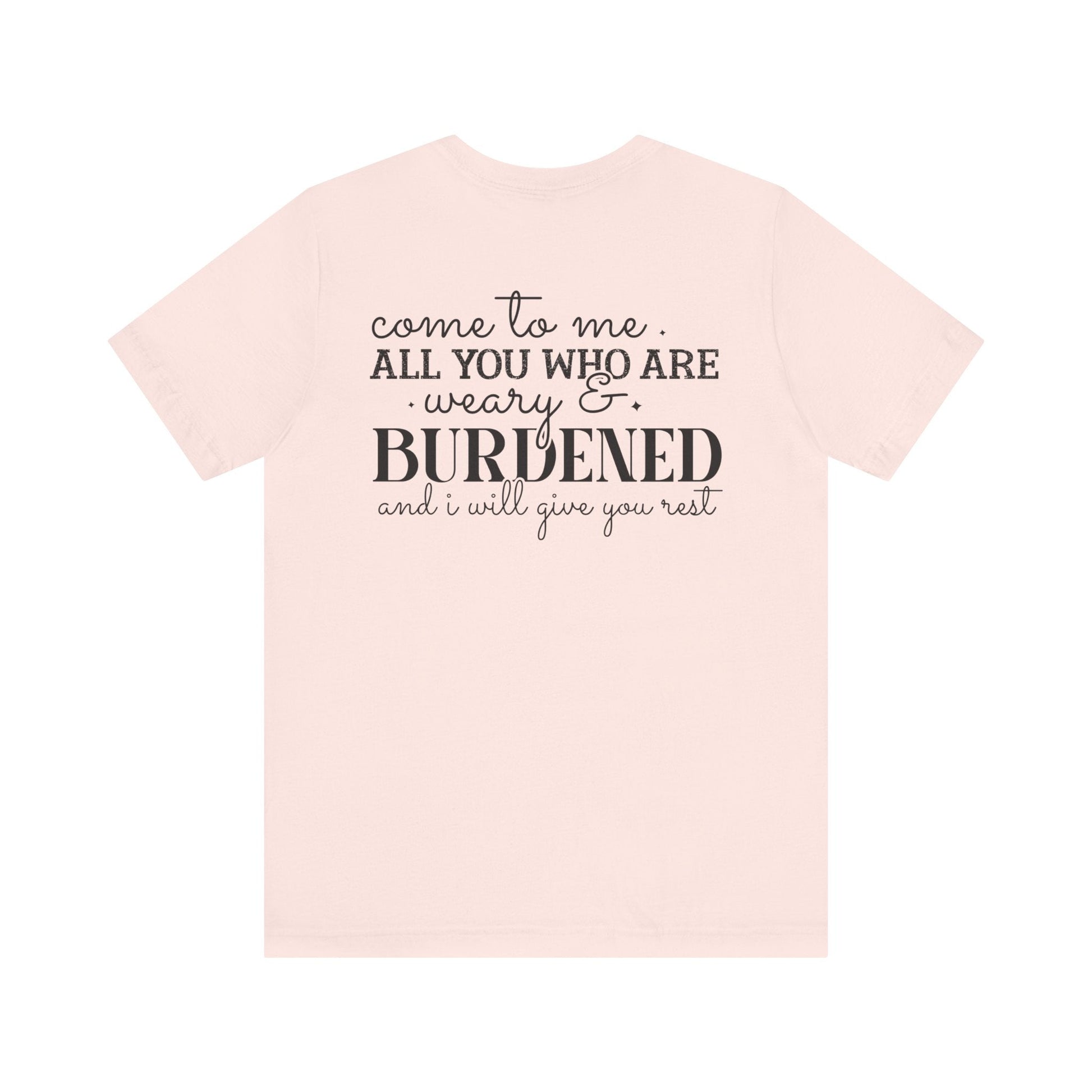 Sustained by Divine Joy - Nehemiah 8:10 - Unisex T-Shirt - T-Shirt - Nazareth Treasures