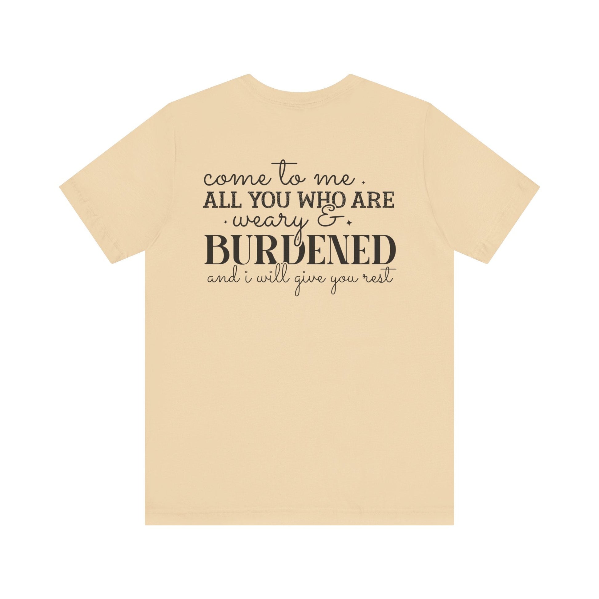 Sustained by Divine Joy - Nehemiah 8:10 - Unisex T-Shirt - T-Shirt - Nazareth Treasures