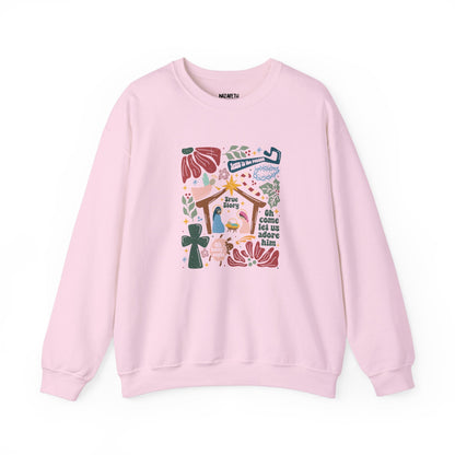 True Story Christmas Sweatshirt - Sweatshirt - Nazareth Treasures