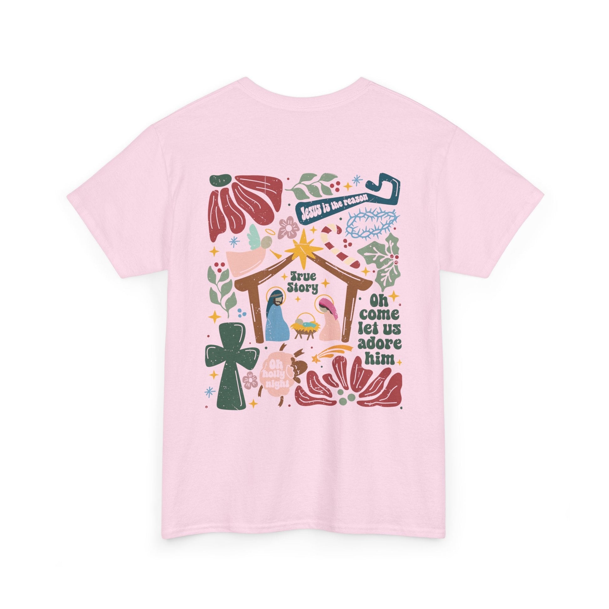 True Story Nativity - Jesus Is the Reason - Christmas T - shhirt - T-Shirt - Nazareth Treasures