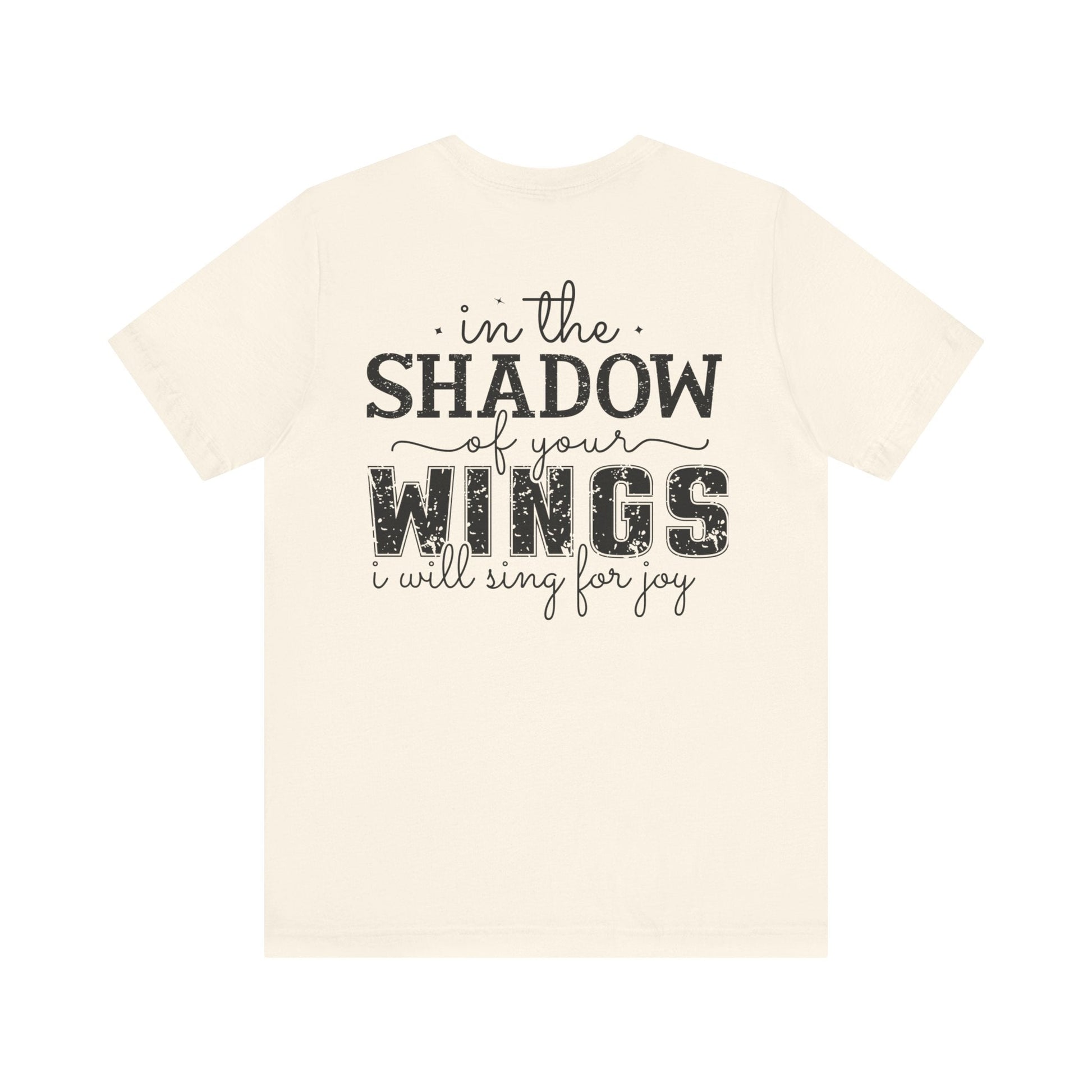 Trusting in His Everlasting Shelter - Psalm 63:7 - Unisex T-Shirt - T-Shirt - Nazareth Treasures