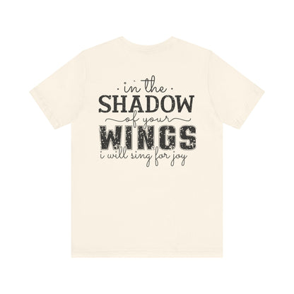 Trusting in His Everlasting Shelter - Psalm 63:7 - Unisex T-Shirt - T-Shirt - Nazareth Treasures