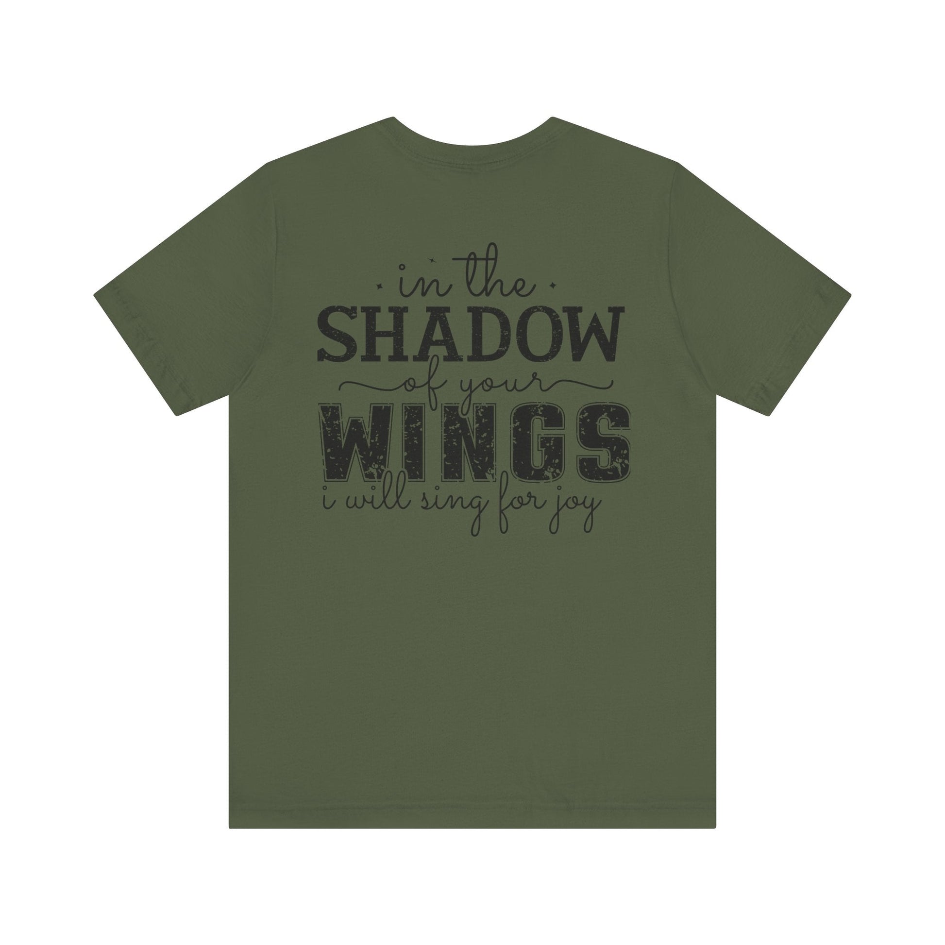 Trusting in His Everlasting Shelter - Psalm 63:7 - Unisex T-Shirt - T-Shirt - Nazareth Treasures