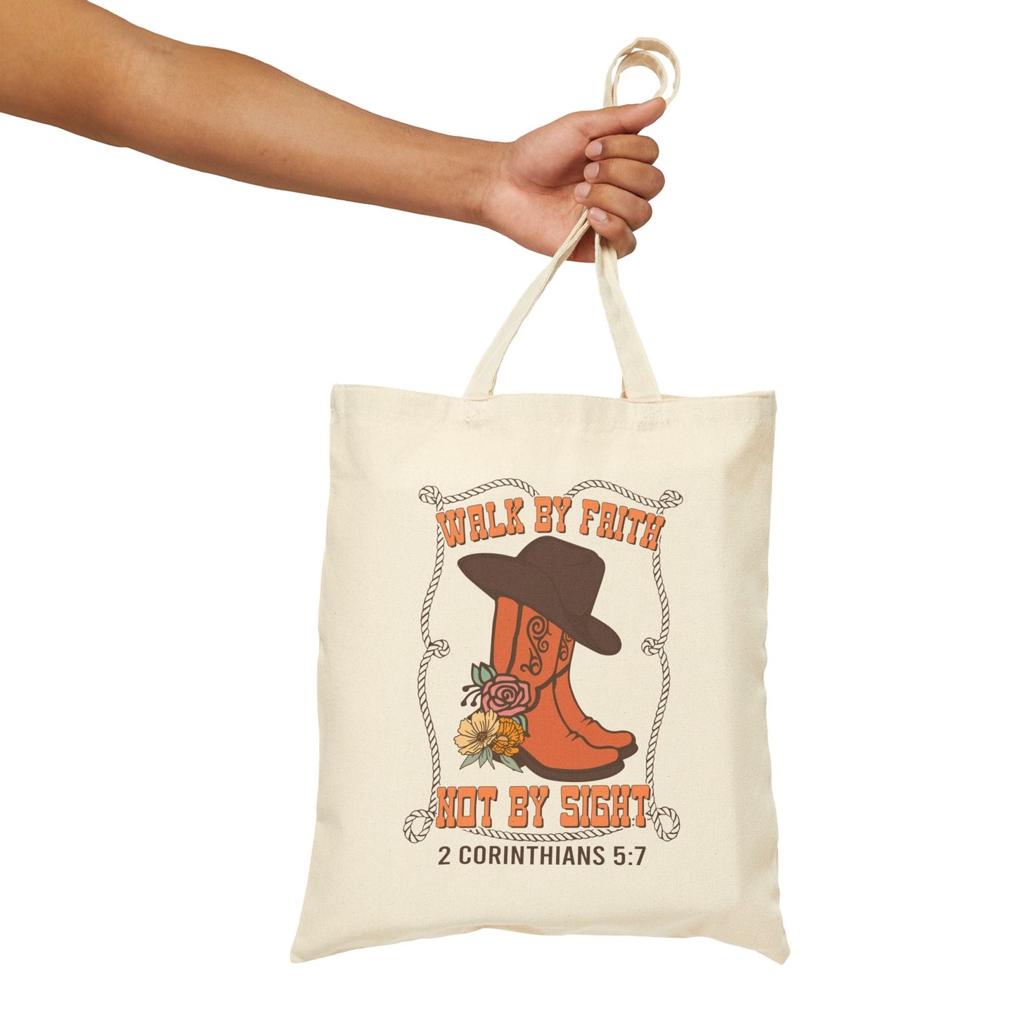 Walk by faith Not by sight Tote Bag - Bags - Nazareth Treasures