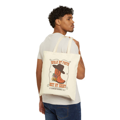 Walk by faith Not by sight Tote Bag - Bags - Nazareth Treasures