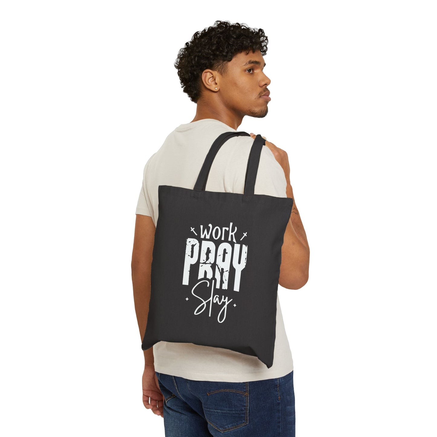 Work Pray Slay Tote Bag - Bags - Nazareth Treasures