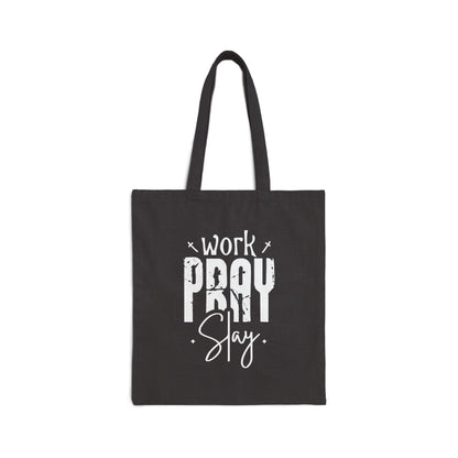 Work Pray Slay Tote Bag - Bags - Nazareth Treasures